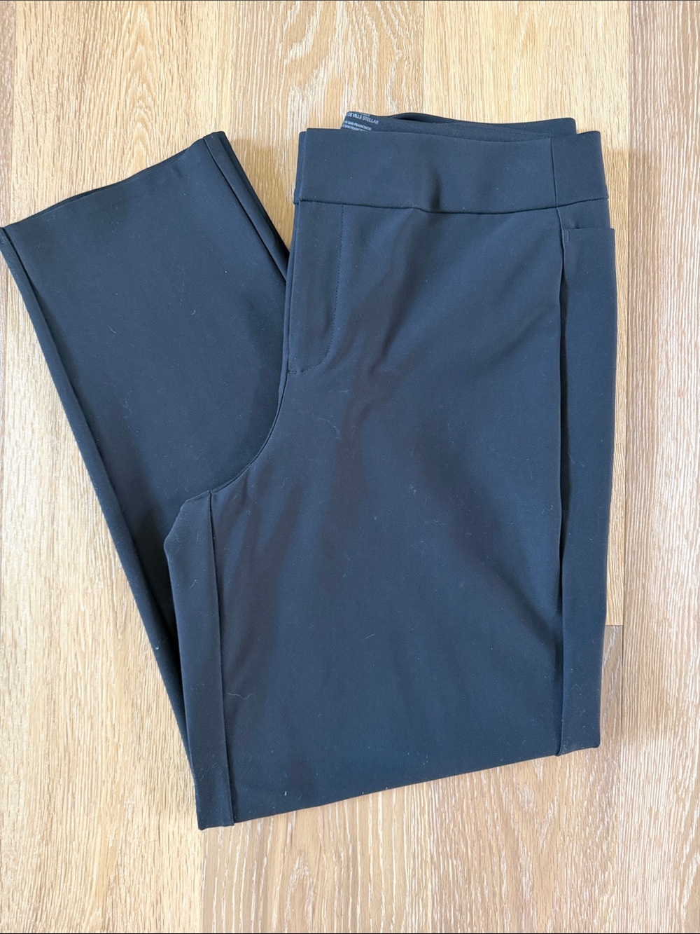 Athleta Black Slim Straight Stretch Dress Pants